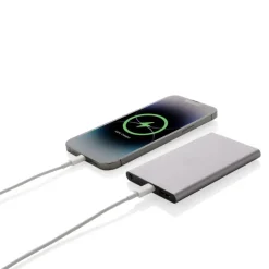 Power bank 4000 mAh z aluminium z recyklingu / Szary P322.420