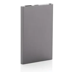 Power bank 4000 mAh z aluminium z recyklingu / Szary P322.420