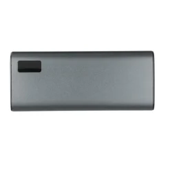Power bank 10000 mAh z aluminium z recyklingu / Srebrny VA241-32