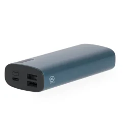 Power bank 10000 mAh z aluminium z recyklingu / Niebieski VA241-11