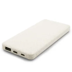 Power bank 8000 mAh ze słomy pszenicznej | Jenkins / Neutralny V0725-00