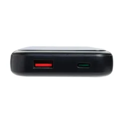 Power bank 10000 mAh ze zintegrowanymi kablami Turbopack / Czarny P322.5801
