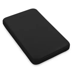 Power bank 5000 mAh ze zintegrowanymi kablami, adapter w komplecie | Presley / Czarny V0905-03