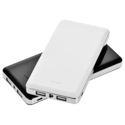 Power bank 12000 mAh z lampką | Sawyer / Biały V3384-02