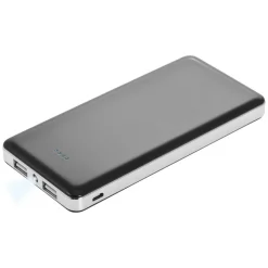 Power bank 12000 mAh z lampką | Sawyer / Czarny V3384-03