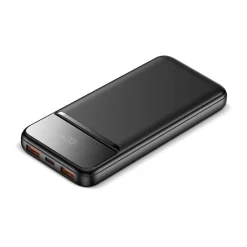 Powerbank Nolu z wyświetlaczem LED 10 000 mAh / Czarny LT95518-N0002