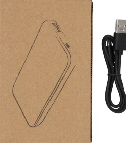 Power bank z ABS z recyklingu 10000 mAh PRESTON / Zielony 3549409