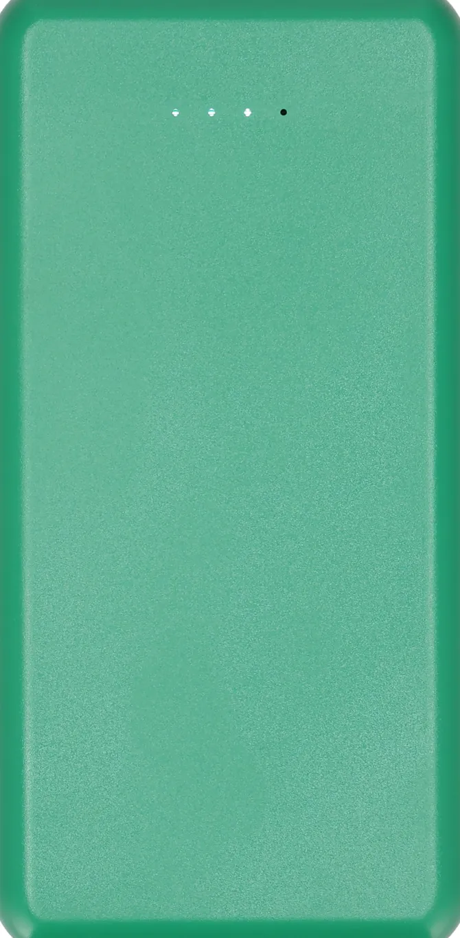 Power bank z ABS z recyklingu 10000 mAh PRESTON / Zielony 3549409