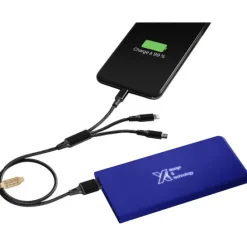 Powerbank z podświetlanym logo  - SCX.design P15 / Reflex blue 2PX01652