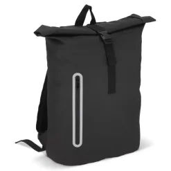 Powlekany PU plecak R-PET 600D o pojemności 20 l / Oliwkowa zieleń LT95357-N0043