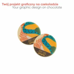 Pralina z nadrukiem Choco Circle / Wielokolorwy S0413B