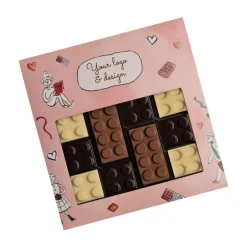 Praliny Chocolate Brick Box / Wielokolorwy S0588