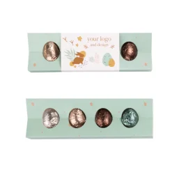 Praliny Easter Egg Bowtie 4 Szt / Wielokolorowy S0266E