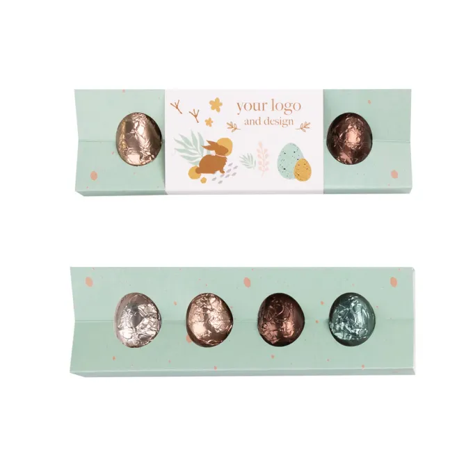 Praliny Easter Egg Bowtie 4 Szt / Wielokolorowy S0266E