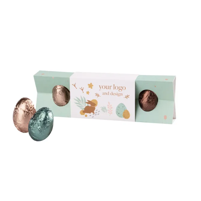 Praliny Easter Egg Bowtie 4 Szt / Wielokolorowy S0266E
