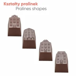 Praliny Rozkoszne Kamieniczki 6 Szt / Wielokolorowy S0481/XM