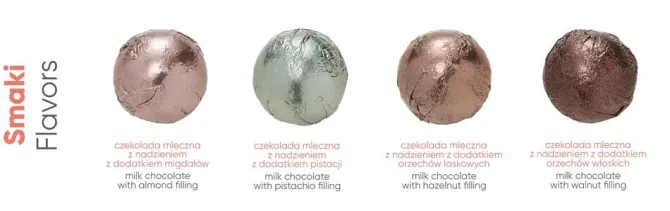 Praliny Sweet Sphere 4 Szt / Wielokolorowy S0475/XM