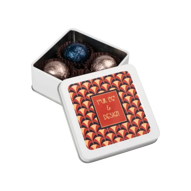 Praliny Sweet Sphere Tin 4 szt / Wielokolorwy S0478
