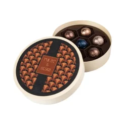 Praliny Sweet Sphere Wooden Box 7 szt. / Wielokolorwy S0480
