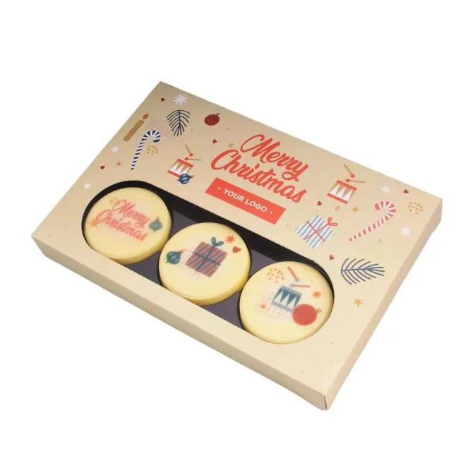 Praliny Z Nadrukiem Choco Circle 6 Szt / Wielokolorowy S0415/XM