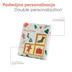 Praliny Z Nadrukiem Chocostamp 3 Szt / Wielokolorowy S0322/XM