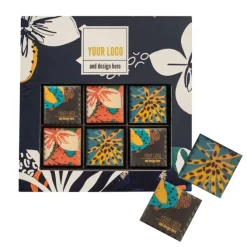 Praliny z nadrukiem Chocostamp 6 sztuk / Wielokolorwy S0323