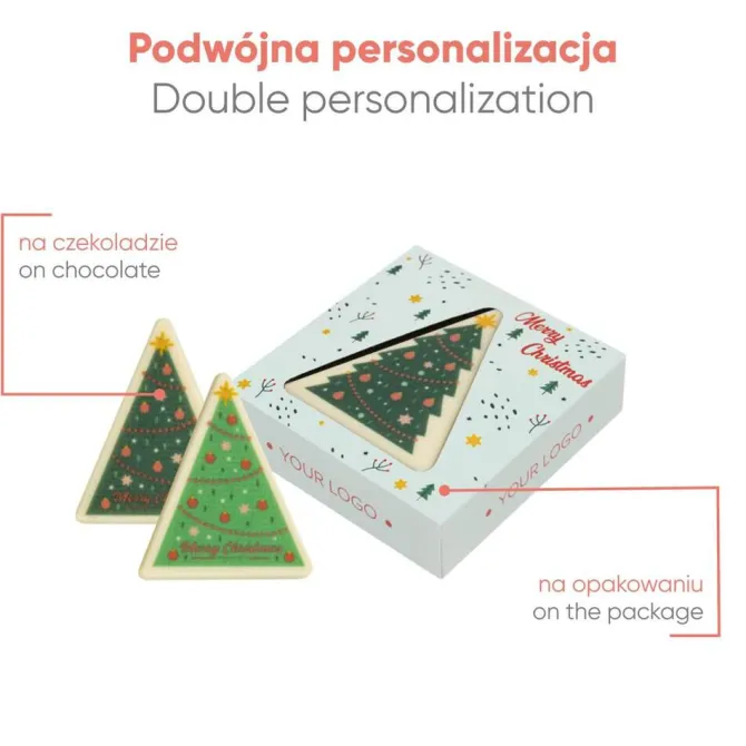 Praliny Z Nadrukiem Choco Triangle 4 Szt / Wielokolorowy S0411/XM
