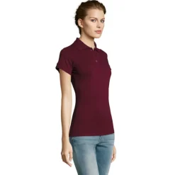 PRIME Damskie POLO 200g / Burgundy S00573-BG-XL
