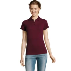 PRIME Damskie POLO 200g / Burgundy S00573-BG-3XL