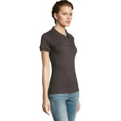 PRIME Damskie POLO 200g / Ciemny szary S00573-DG-S