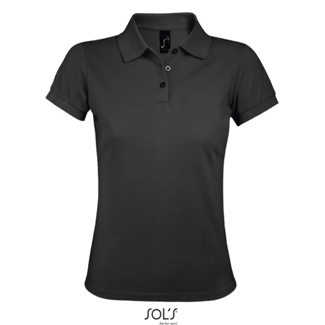 PRIME Damskie POLO 200g / Ciemny szary S00573-DG-S