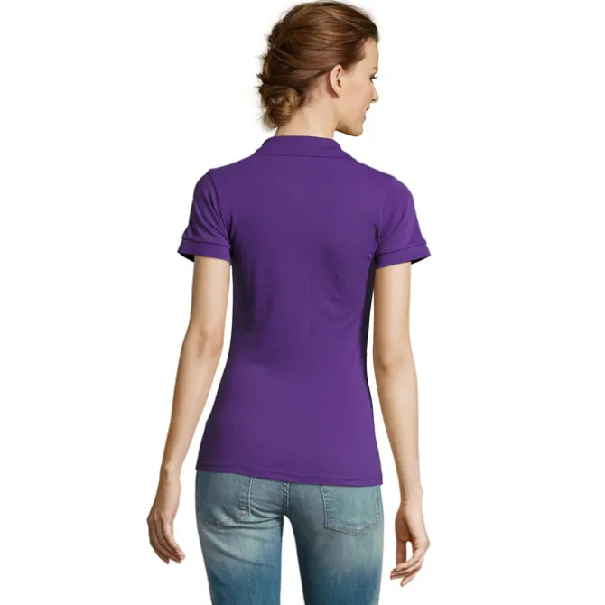 PRIME Damskie POLO 200g / Dark Purple S00573-DA-M