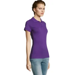 PRIME Damskie POLO 200g / Dark Purple S00573-DA-M