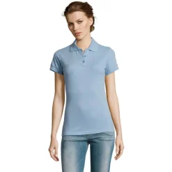 PRIME Damskie POLO 200g / Sky Blue Pique S00573-SP-XXL