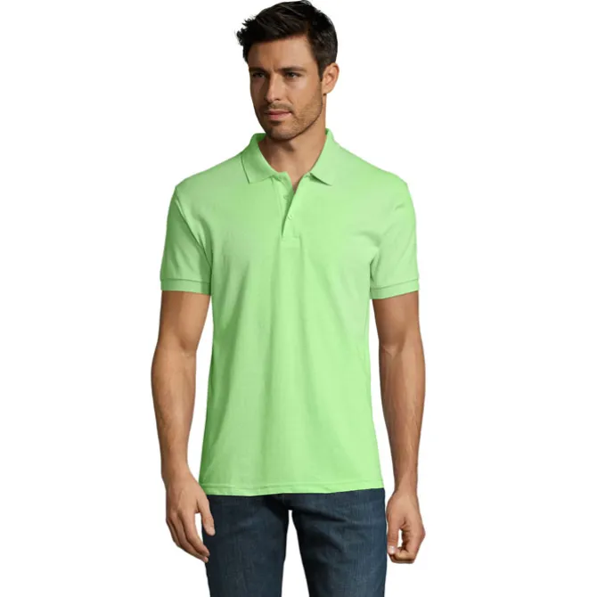 PRIME Męskie polo 200g / Apple Green S00571-AG-3XL