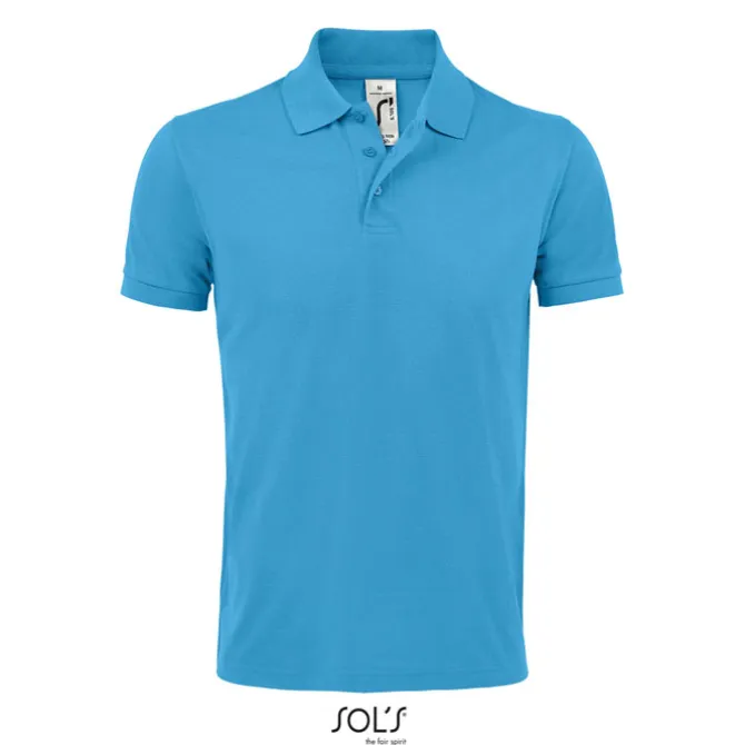 PRIME Męskie polo 200g / Aqua S00571-AQ-M