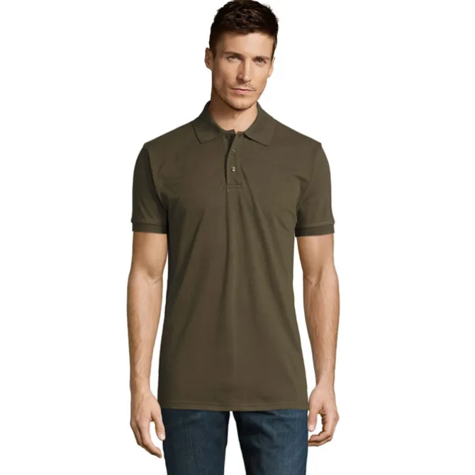 PRIME Męskie polo 200g / Army S00571-AR-3XL