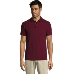 PRIME Męskie polo 200g / Burgundy S00571-BG-3XL