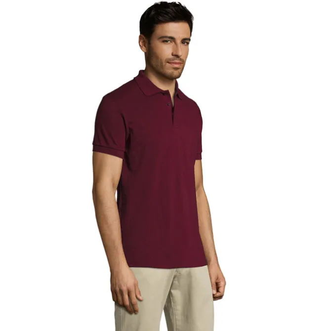 PRIME Męskie polo 200g / Burgundy S00571-BG-5XL
