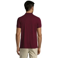 PRIME Męskie polo 200g / Burgundy S00571-BG-XL
