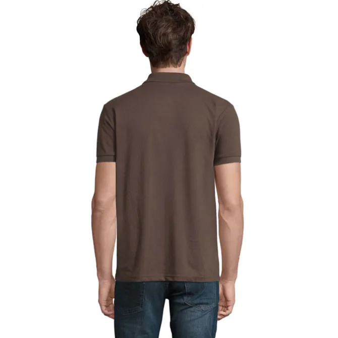 PRIME Męskie polo 200g / Chocolate S00571-CH-XL