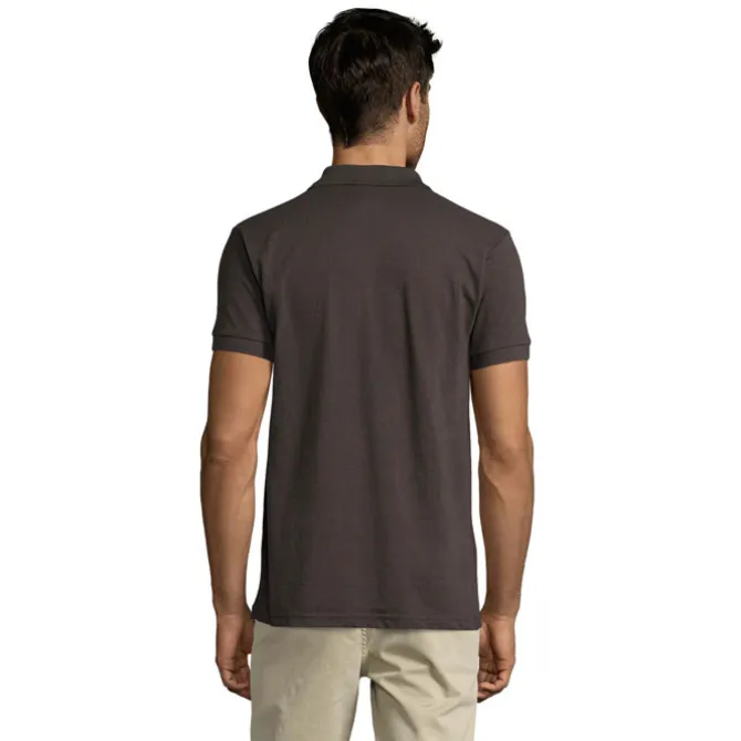 PRIME Męskie polo 200g / Ciemny szary S00571-DG-4XL