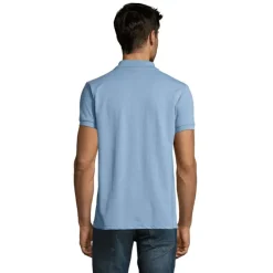 PRIME Męskie polo 200g / Sky Blue Pique S00571-SP-L