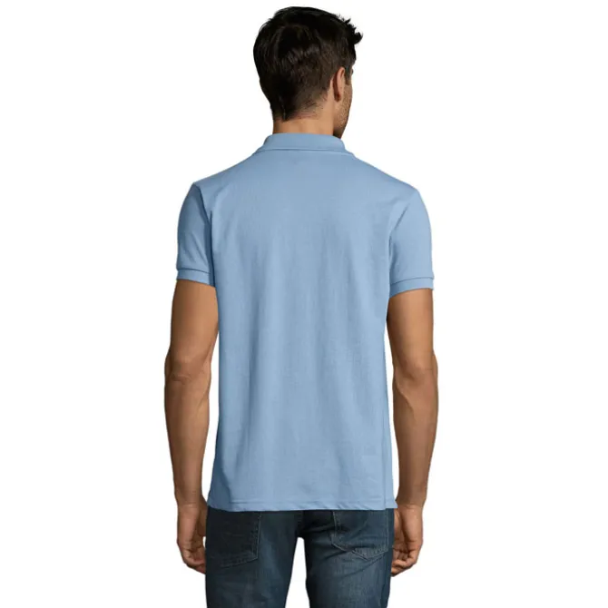 PRIME Męskie polo 200g / Sky Blue Pique S00571-SP-XXL