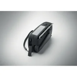 Przenośne radio z latarką LED / Czarny MO2746-03