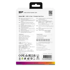 Przenośny dysk USB 3.0 Armor A80, 1TB Silicon Power / Granatowy EG 820744 2TB