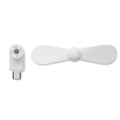 Przenośny wentylator USB / Bialy MO2282-06
