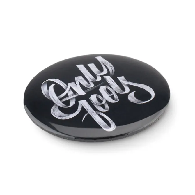 Przypinka button -mała / Srebrny mat MO9329-16