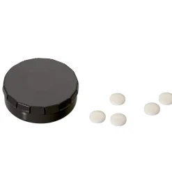 Pudełko 'Click' z miętówkami / Czarny LT91794-N0002
