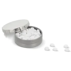 Pudełko mini clic tin peppermint / Srebrny LT91790-N0005